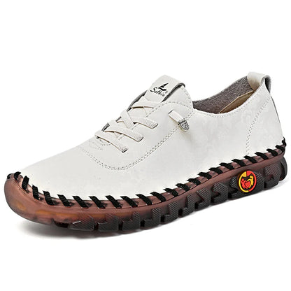 🔥Best Seller-Last Day Sale 60% OFF🔥Women's Hand-Stitched Uniqcomfy Wide Toe Box Leather Shoes