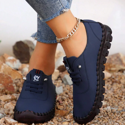 🔥Best Seller-Last Day Sale 60% OFF🔥Women's Hand-Stitched Uniqcomfy Wide Toe Box Leather Shoes