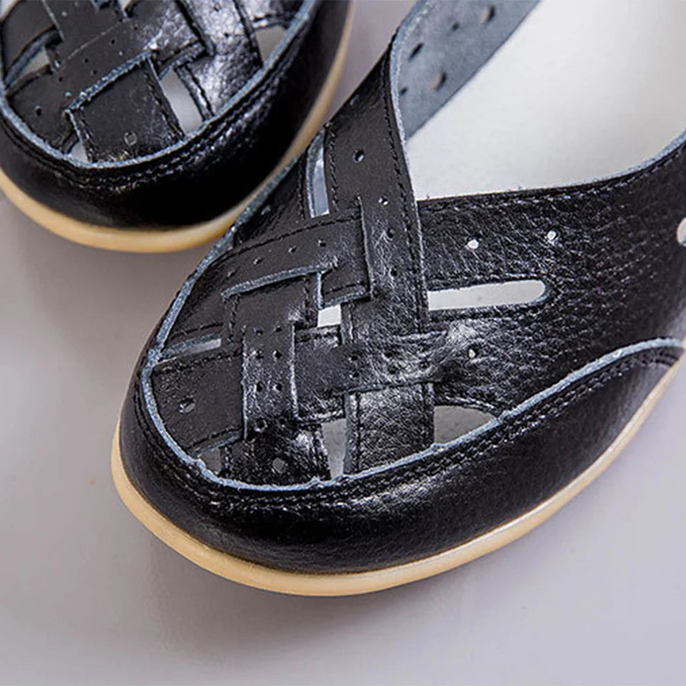 Comfyfleek Wide Toe Box & Wide Size Leather Moccasin - Basic Colors
